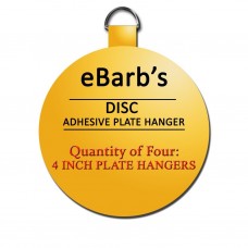 Four 4 in hangers-eBarb's Disc Plate Hangers-BEST PRICES! SEE OUR STORE!  609722691741  323362190714